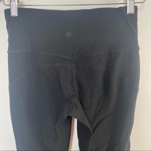 Athleta| High Rise Peekaboo‎ 7/8 Tight in Black, Legging #869241 - Picture 7 of 13